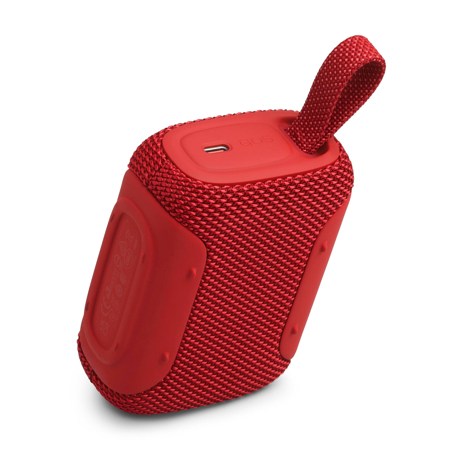 JBL Go 5 - Ultra-Portable Waterproof & Drop-Proof Speaker with JBL Legendary Sound & Ambient Edge Lighting, AirTouch Instant Stereo Pairing or Link Multiple Compatible Speakers via Auracast™ (Red) 🍁 All In One Marketplace Canada