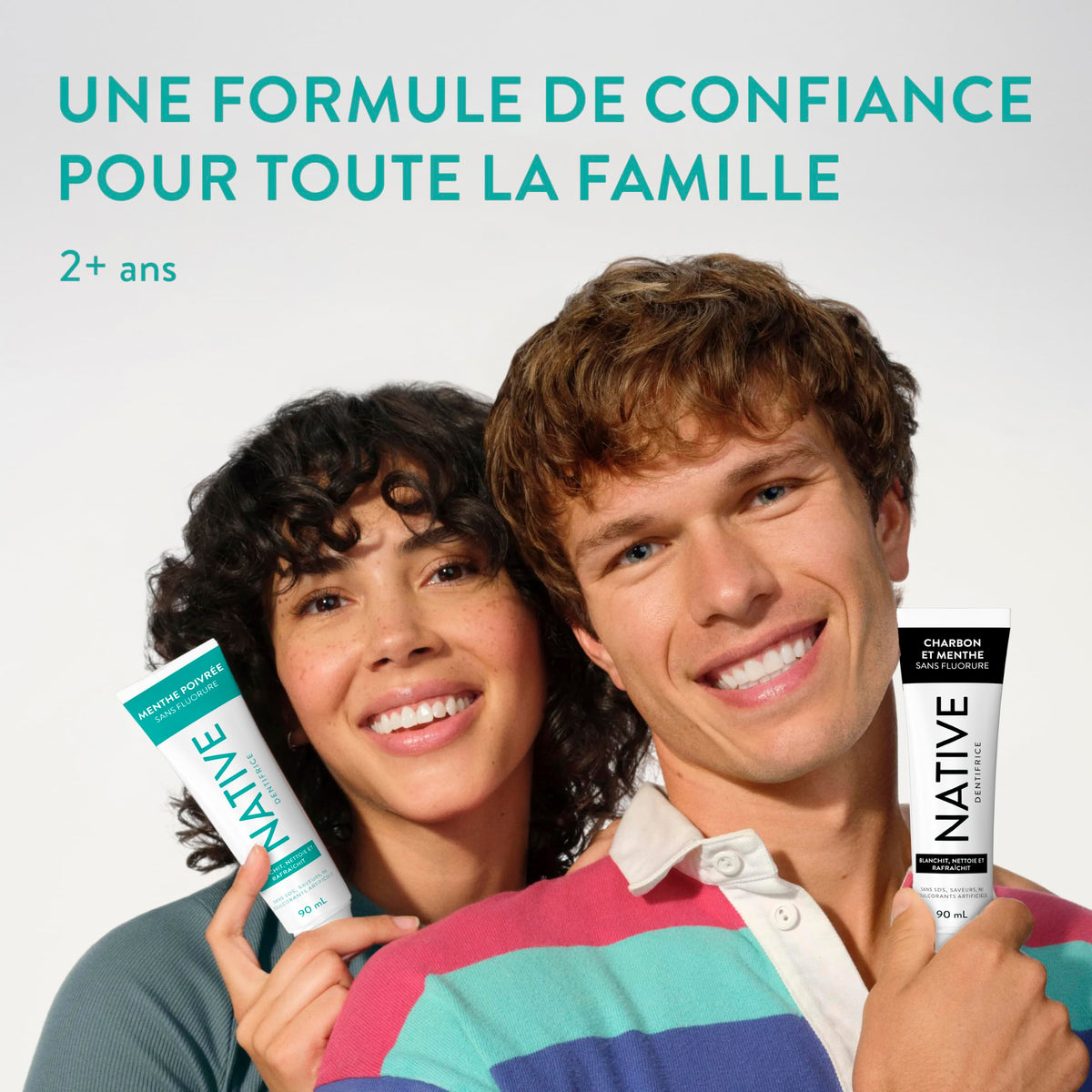 Native Fluoride Free Toothpaste, Peppermint Flavor, 90mL 3 Pack 🍁 All In One Marketplace Canada