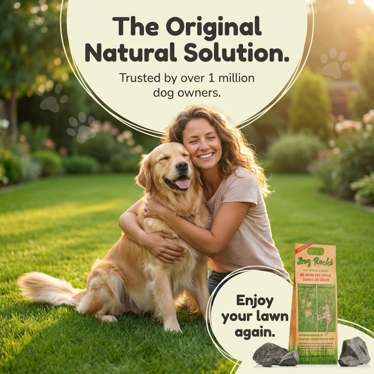 Dog Rocks Prevent Grass Burn Marks, 2 Month Supply