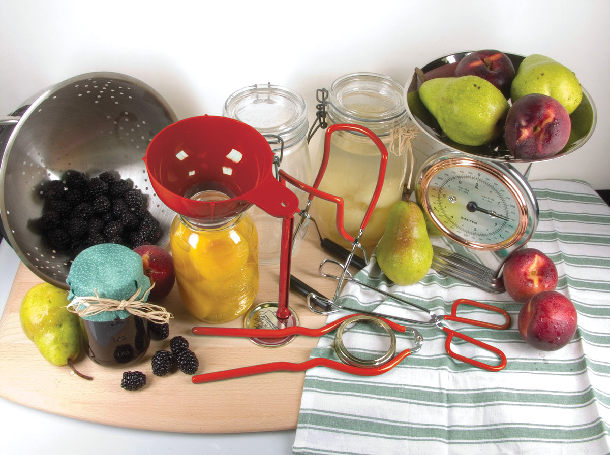 Farm to Table Canning Tool Set, 5 Piece, Red