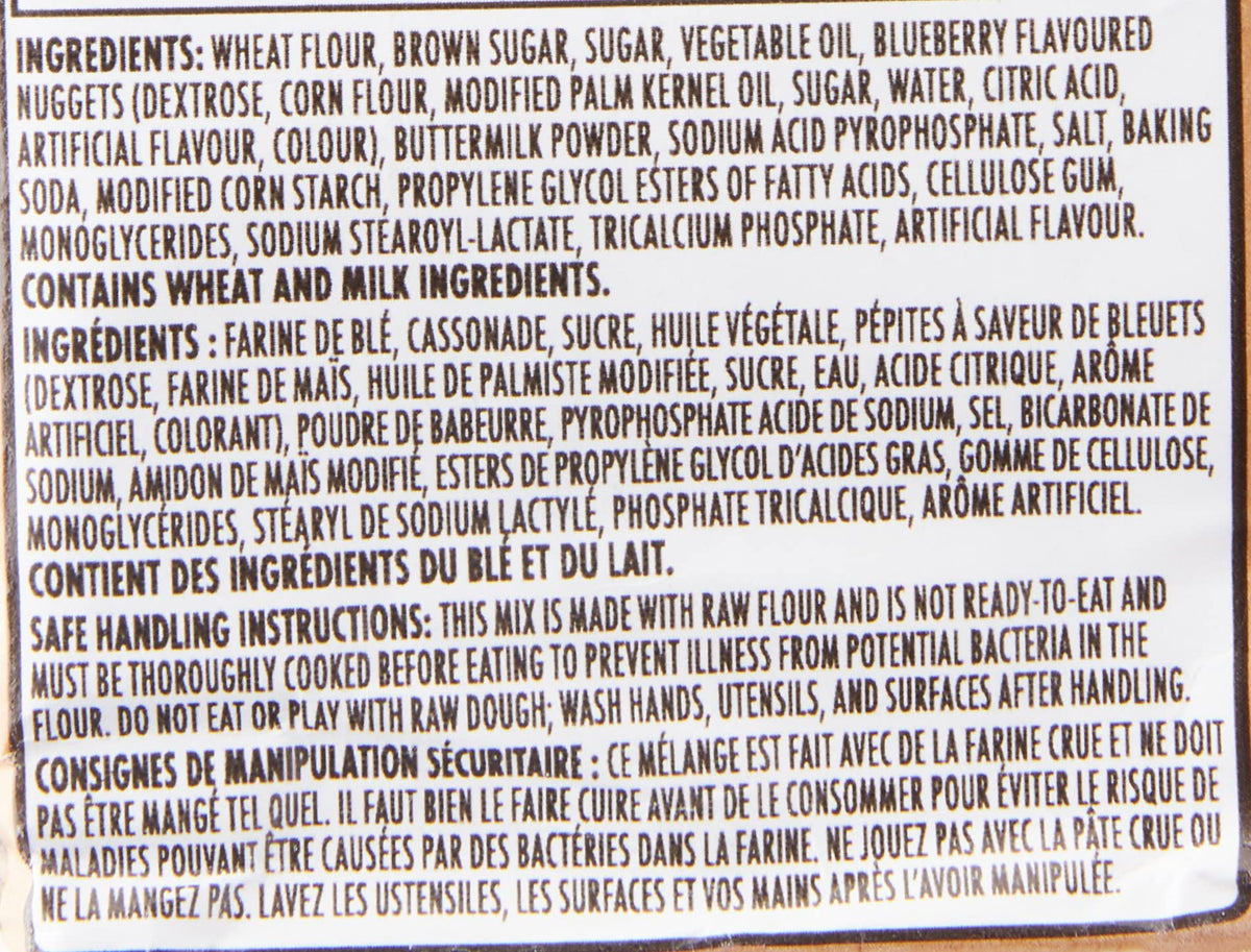 Quaker Blueberry Buttermilk Flavour Muffin Mix, Multi-Pack, 900g (Pack of 12)