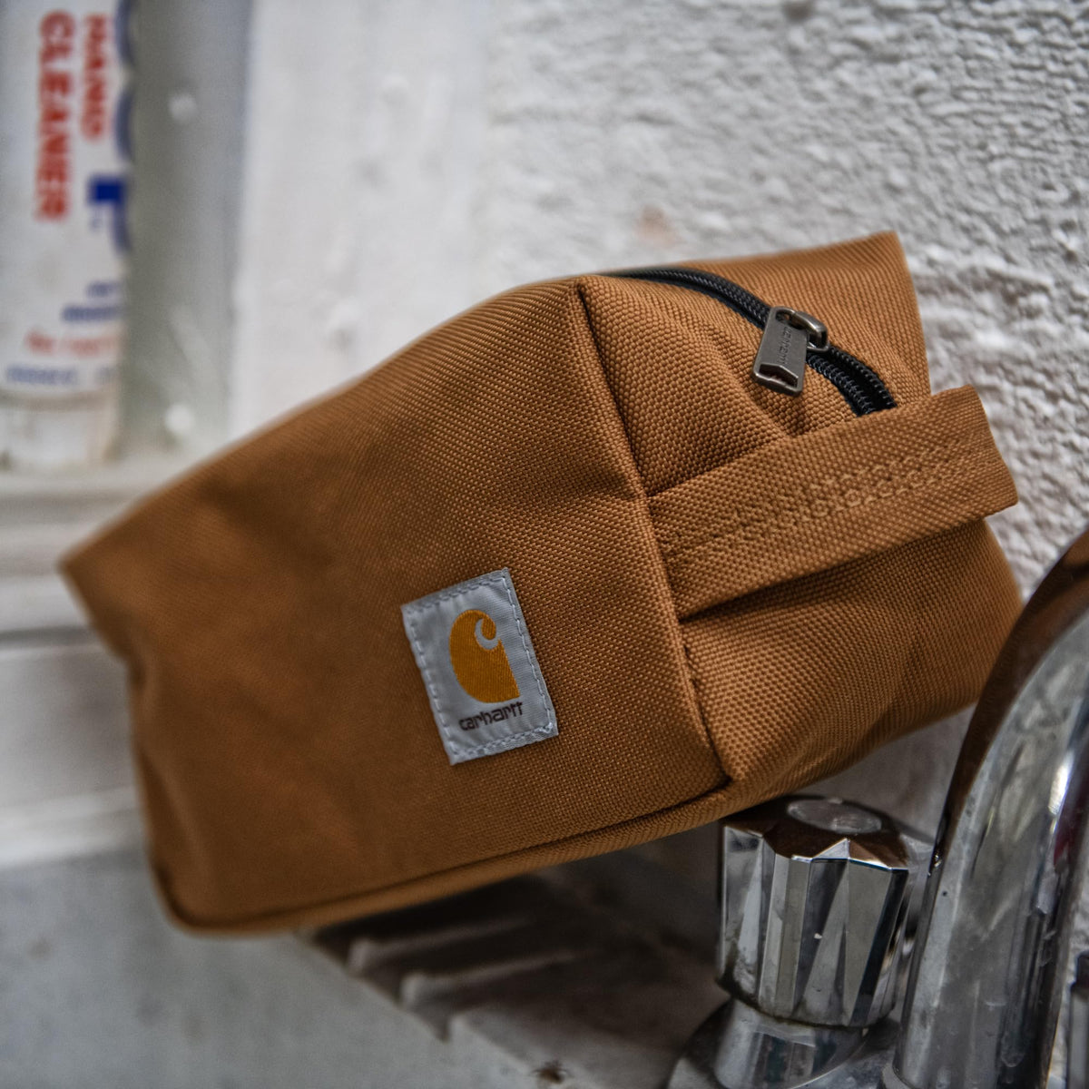 Carhartt Durable Organizer, Pack Travel Essentials W/The Pfas Free Toiletry Bag W/Water Resistance, Travel Kit (Black), One Size, Durable Organizer Bag, Pack Travel Essentials W/The Pfas Free