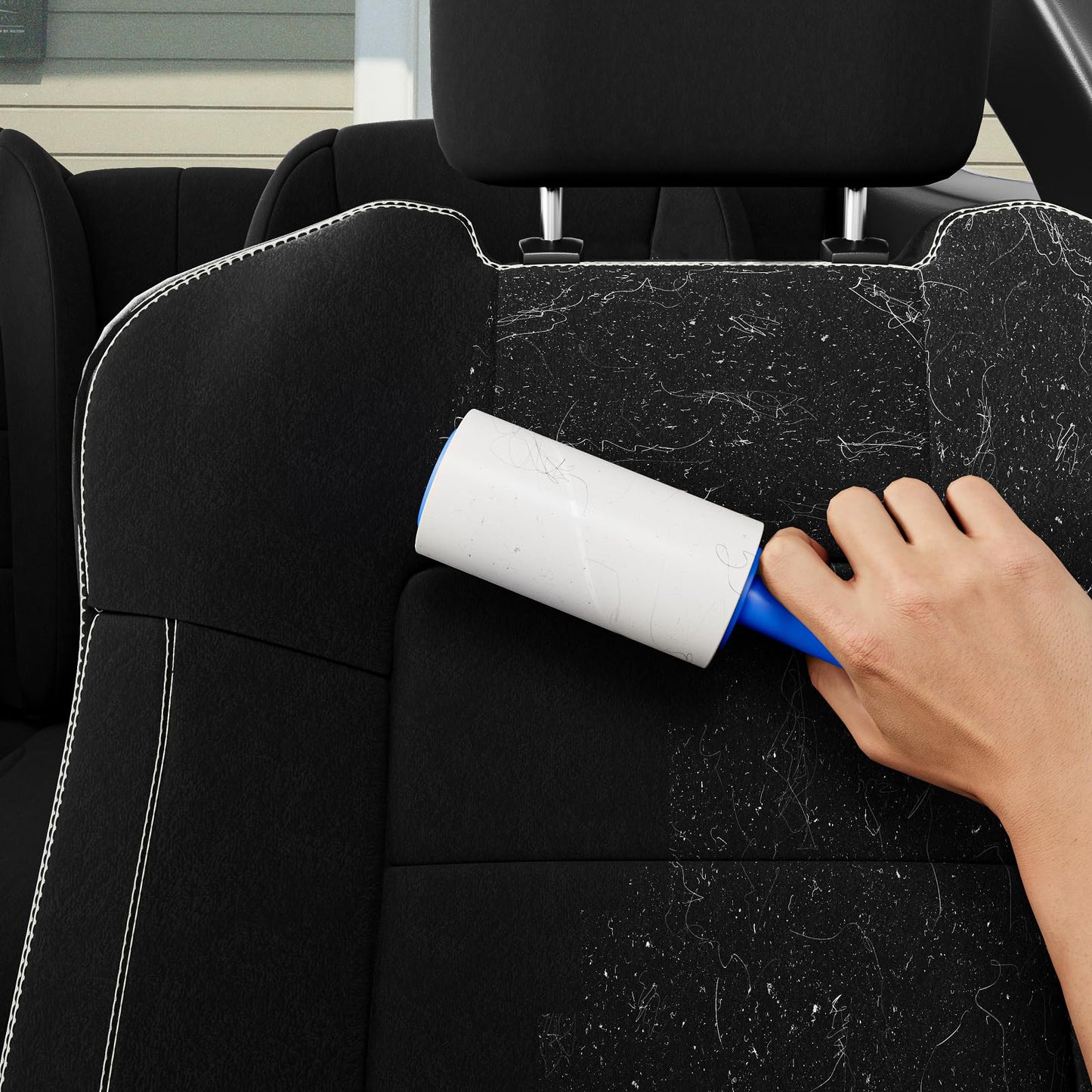 Lint Rollers for Pet Hair Extra Sticky, 800 Sheets (8 Rollers) Mega Value Set Lint Roller with 2 Upgraded Handles, Pet Hair Removal Tool for Clothes, Furniture, Carpet, Dog & Cat Hair Remover - Available at All In One Marketplace Canada