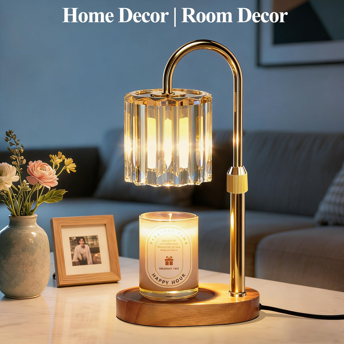 Lukasa Candle Warmer Lamp with Timer and Dimmer, Adjustable Height Candle Warmer for Candle, Birthday Gifts for Women Men, for Mom, Christmas Decor Home Room Decor 🍁 All In One Marketplace Canada