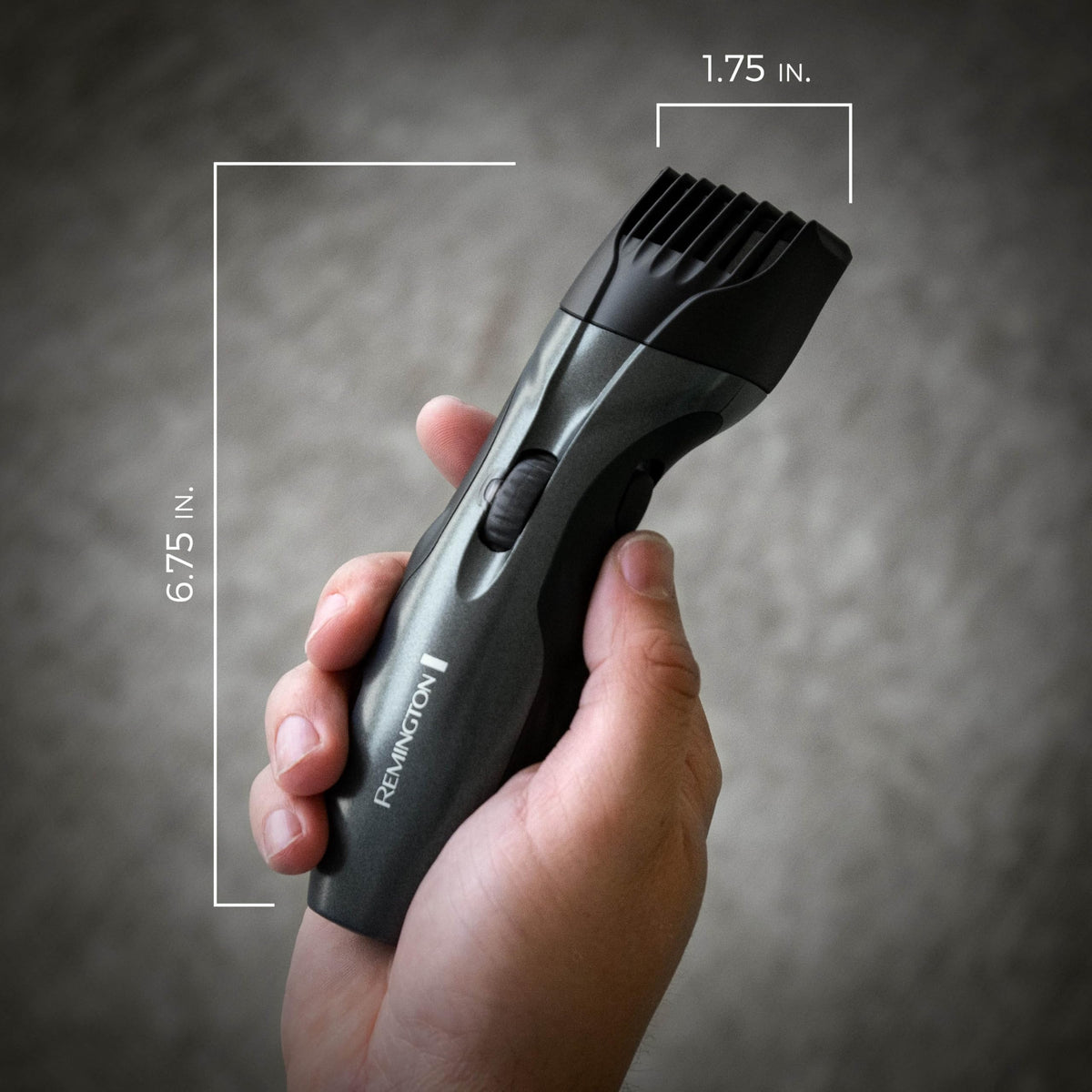REMINGTON Barba Beard Trimmer for Men, Cordless Groomer, Rechargeable, Ceramic-Coated Blades, 9 Length Settings, Pop-Up Detail Trimmer, Washable