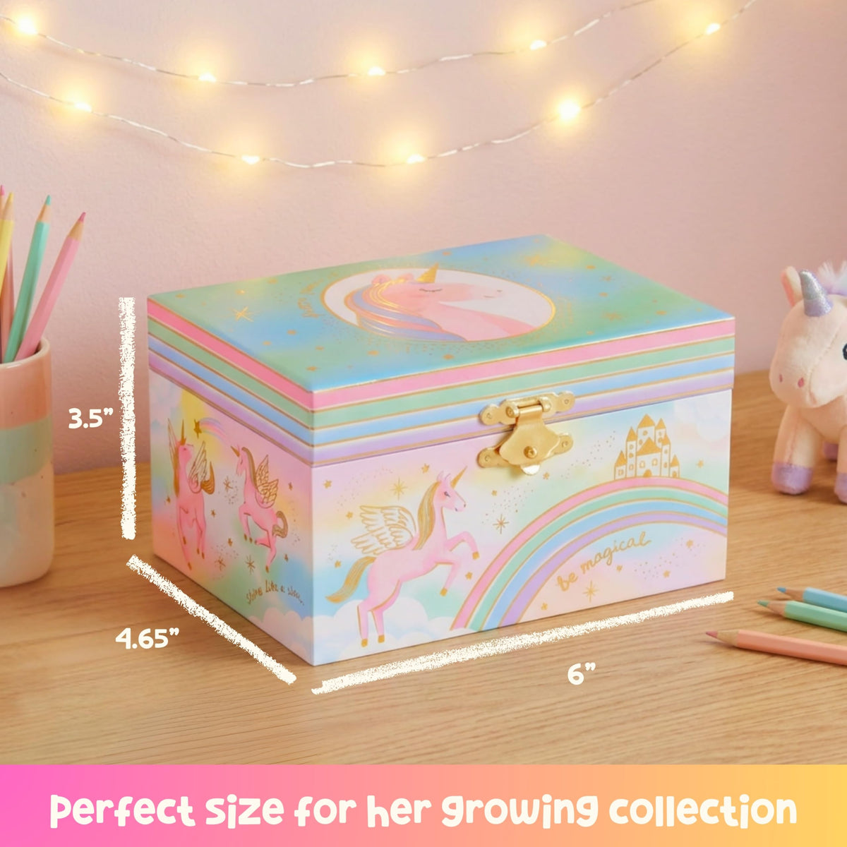 Giggle & Honey® Musical Unicorn Jewelry Box for Girls 🍁 All In One Marketplace Canada