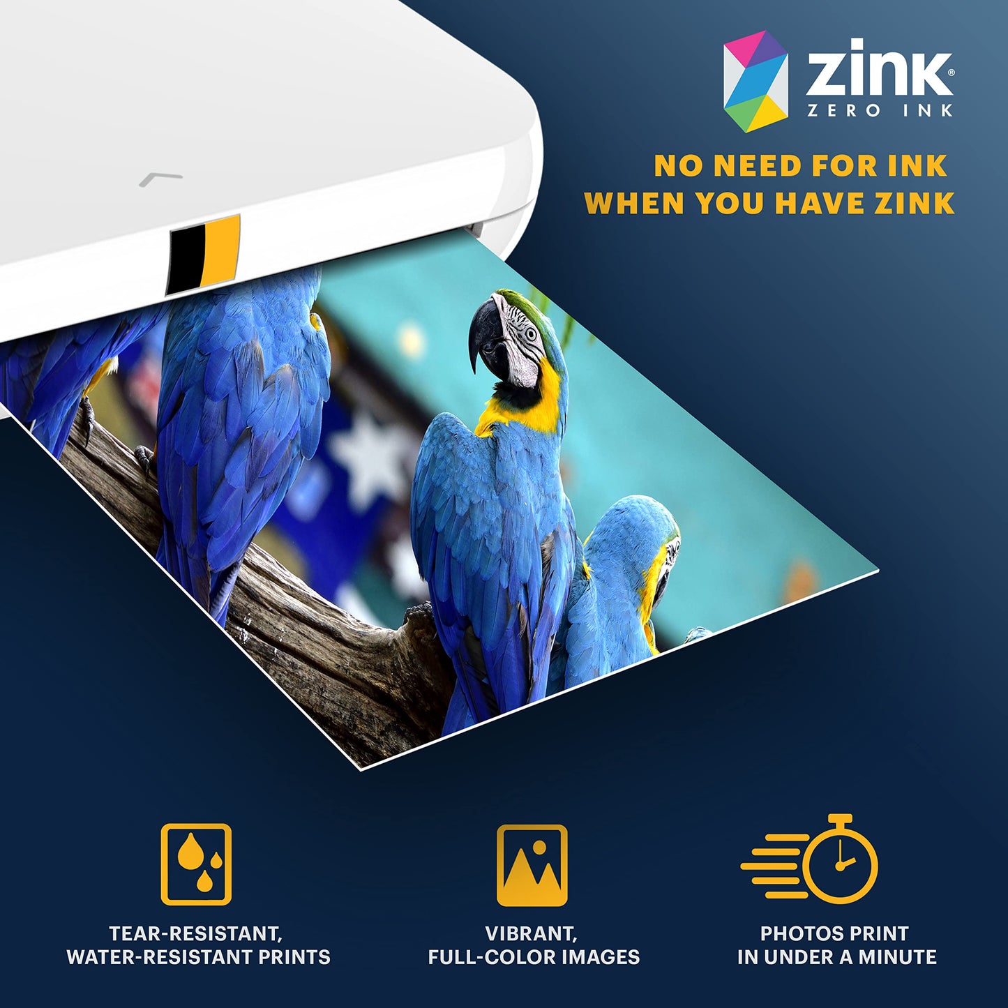 Kodak Zink Photo Paper 2x3 Inches (100 Sheets) Compatible with Kodak Step, Step Slim, Printomatic, Printomatic+, Smile+, Step Touch π All In One Marketplace Canada