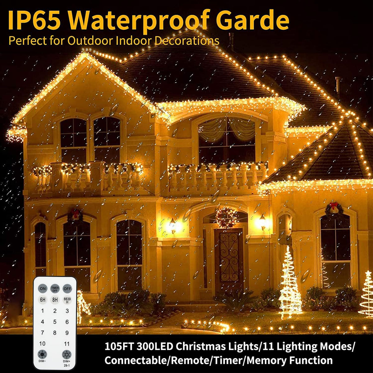 Tcamp Color Changing Christmas Lights 105FT 300 LED Christmas Tree Lights 🍁 All In One Marketplace Canada