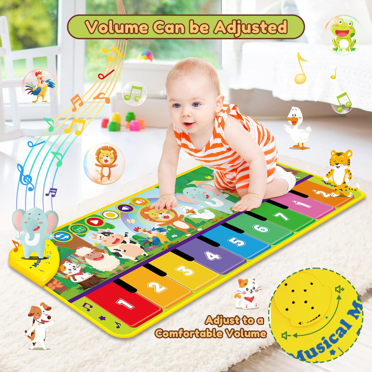 WEARXI Toddler Toys, 45 X 18inch Piano Mat for Kids, Kids Toys 🍁 All In One Marketplace Canada