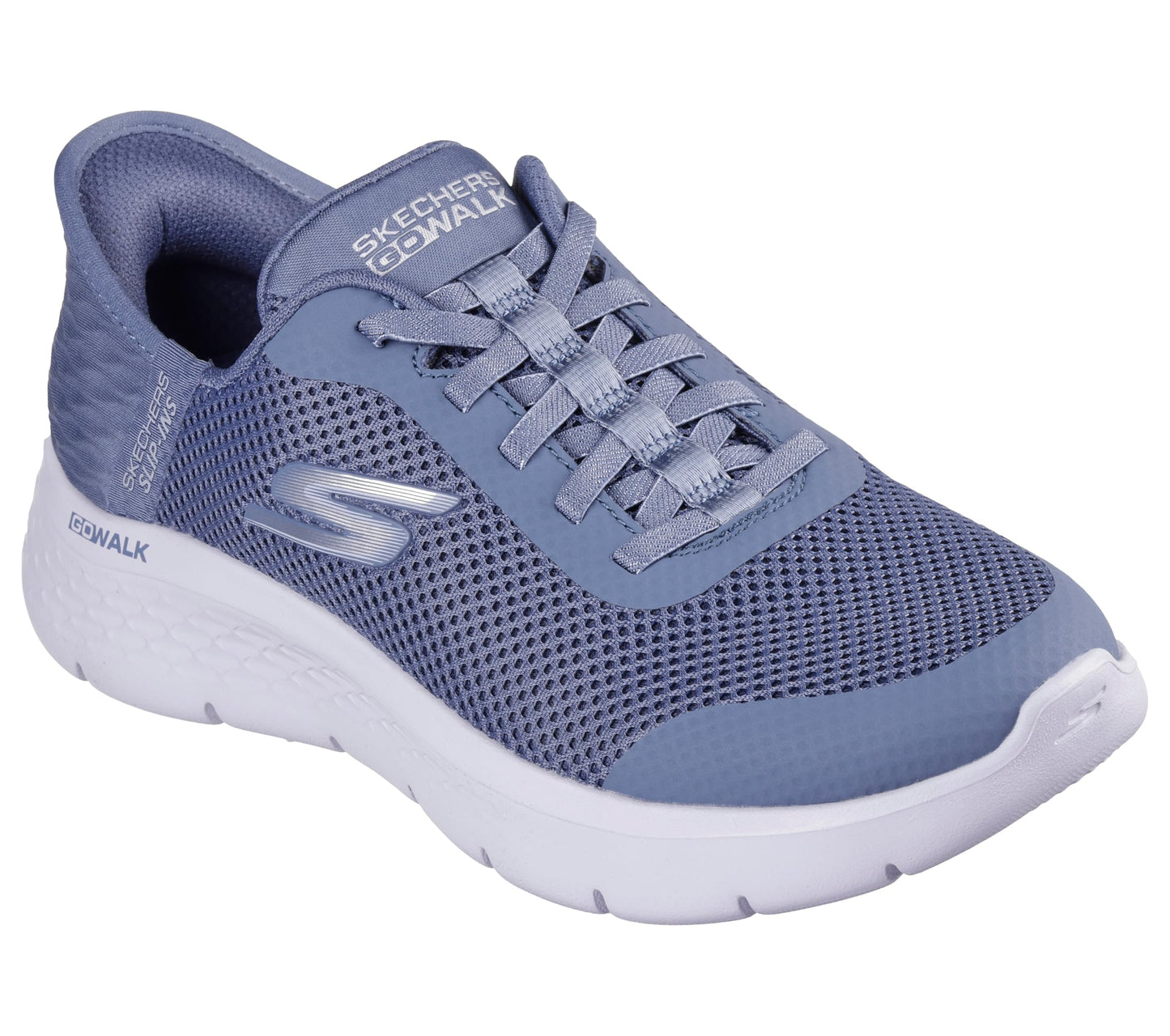 Skechers Women's Go Walk Flex Hands Free Slip-ins - Grand Entry, Blue, 8 🍁 All In One Marketplace Canada