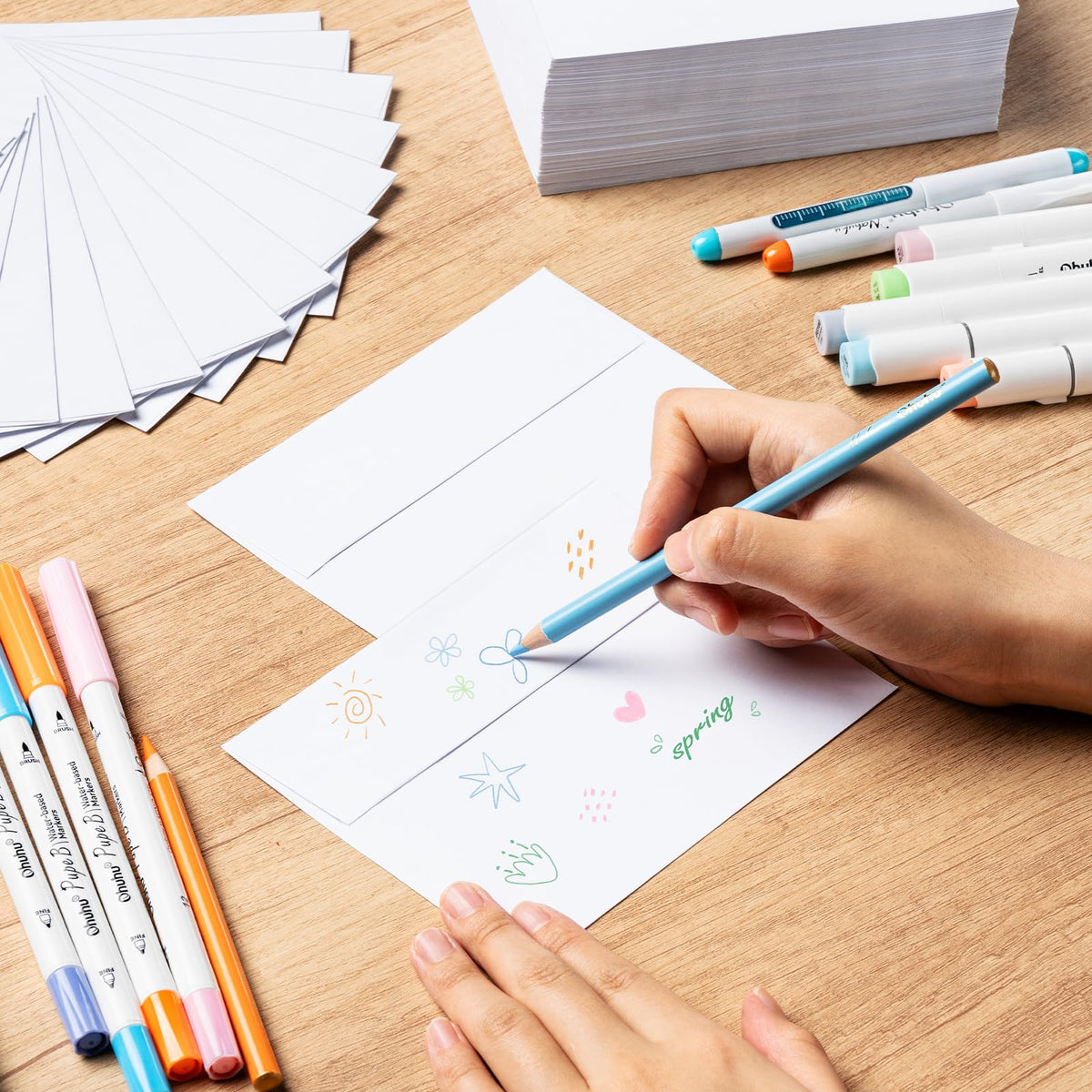 Ohuhu A7 Printable White 5x7 Self-Seal Envelopes 100-Pack 🍁 All In One Marketplace Canada