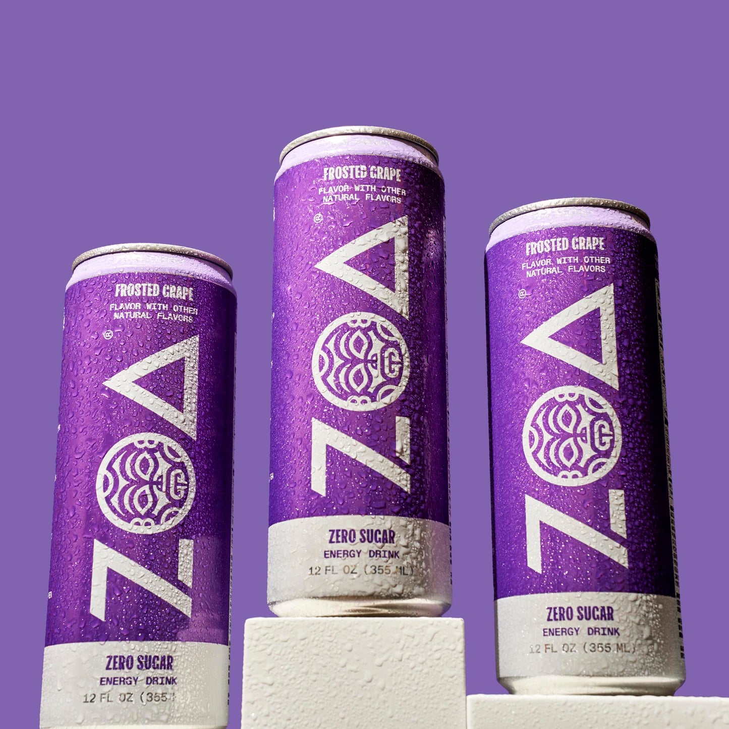 ZOA Sugar Free Energy Drinks, Variety Pack - 355ml (Pack of 12)