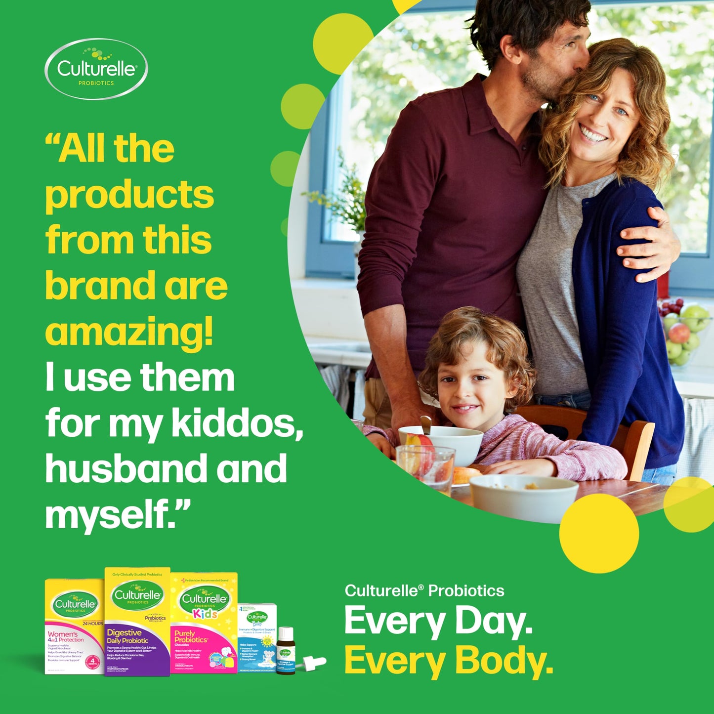 Culturelle Kids Daily Probiotic Chewable for Kids, With 100% Naturally Sourced Lactobacillus GG Strain, Most Clinically Studied Probiotic, Pediatrician Recommended, Berry Flavor, 60 Count Chews π All In One Marketplace Canada