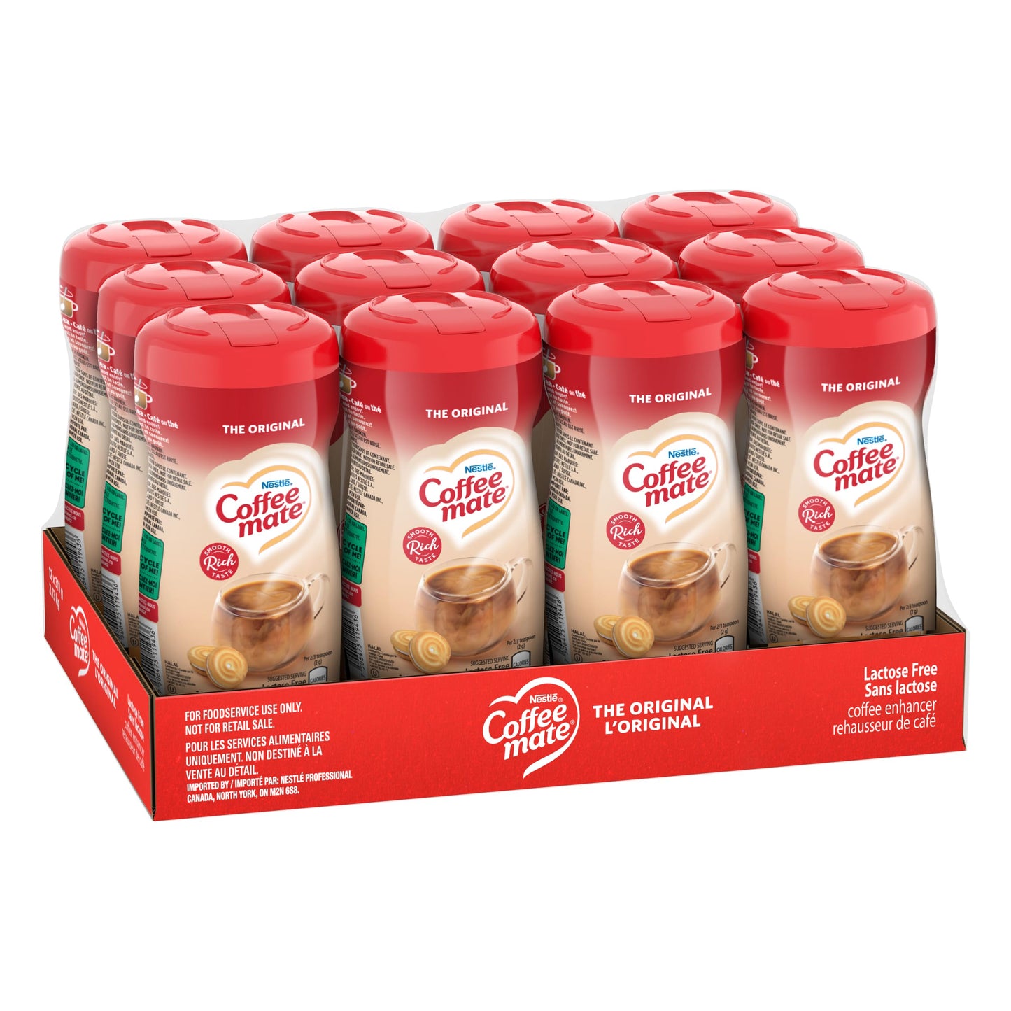 COFFEE MATE Original Coffee Creamer Powder, Lactose Free, 12 x 311g Coffee Mate