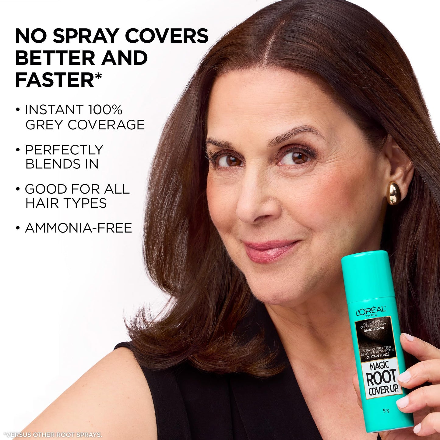 L'Oréal Paris Magic Root Cover Up Root Touch Up, Temporary Hair Dye, Light Brown Hair Dye, Hair Root Touch Up for Thinning Hair, Grey Coverage, Pack of 2 Hair Dye L'Oreal Paris