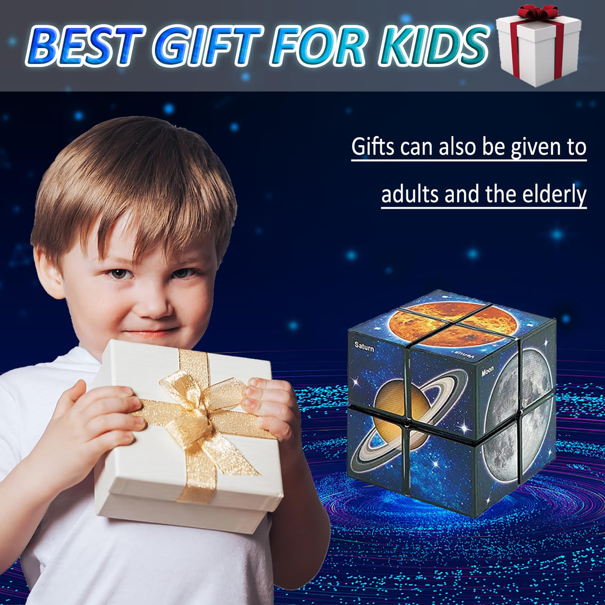 Sweethome Star Cube Magic Cube, 2 in 1 Magic Cube Infinity Cube Creative Decompression Cube for Kids Adults - Birthday Christmas Children's Day Gifts 🍁 All In One Marketplace Canada