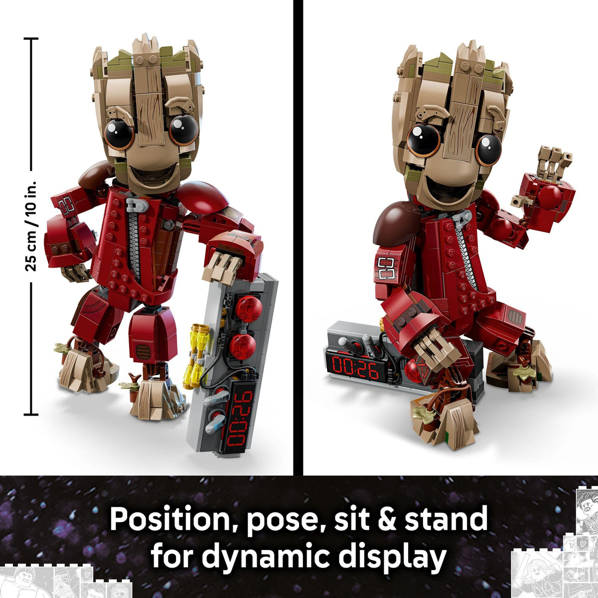 LEGO Marvel Ravager Jumpsuit Groot 76341