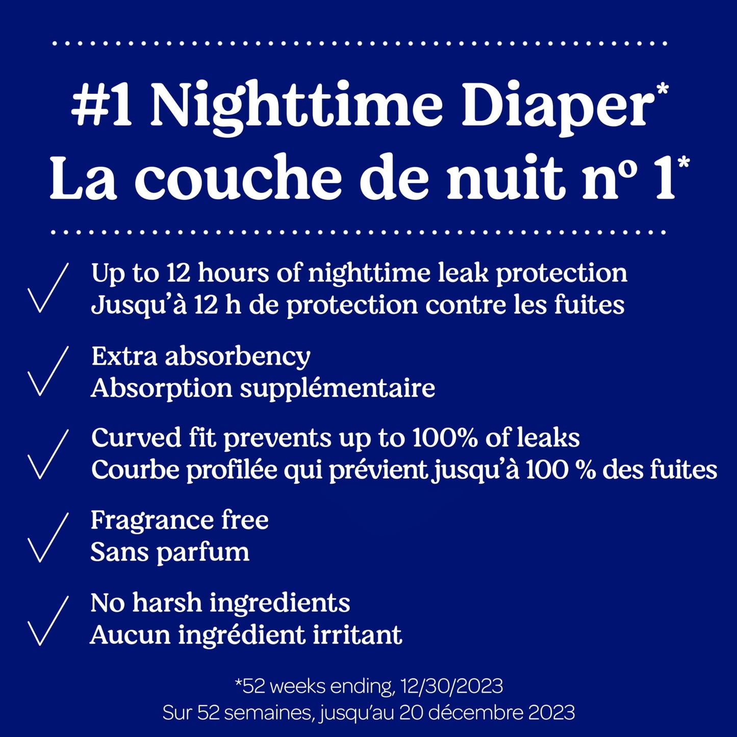 Huggies Overnites Nighttime Baby Diapers, Size 5, 100 Ct