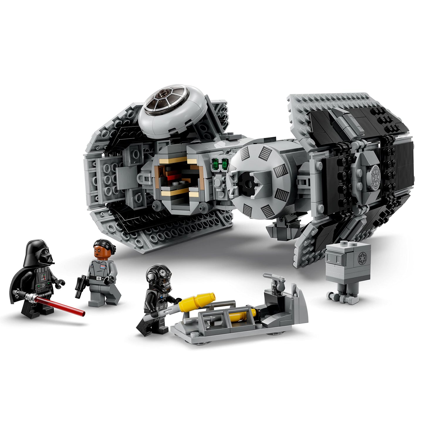 LEGO Star Wars TIE Bomber Model Building Kit, Star Wars Toy Starfighter with Gonk Droid Figure, Darth Vader Minifigure and Lightsaber, Collectible Star Wars Gift for 9 Year Olds, 75347 - Available at All In One Marketplace Canada