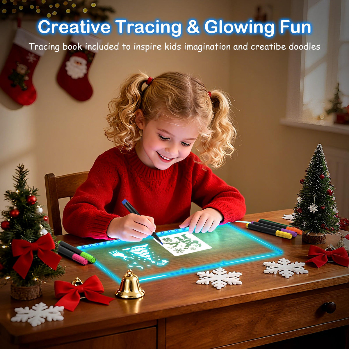 17" LED Drawing Board for Kids, Birthday Gifts for Girls Ages 3-12+ Years 🍁 All In One Marketplace Canada