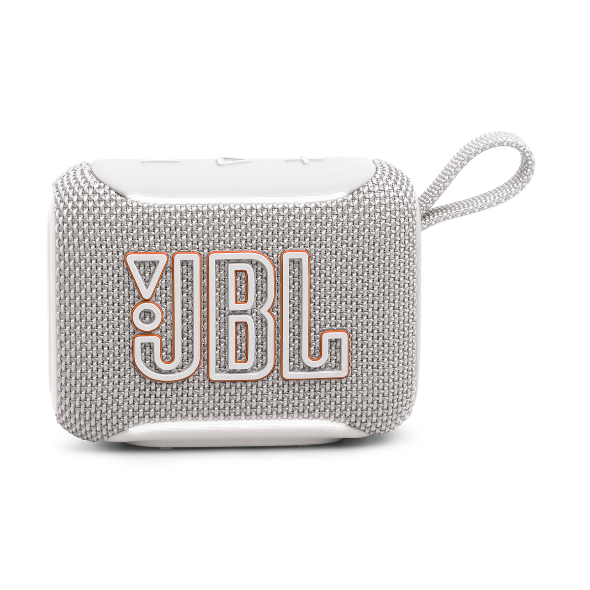 JBL Go 5 - Ultra-Portable Waterproof & Drop-Proof Speaker with JBL Legendary Sound & Ambient Edge Lighting, AirTouch Instant Stereo Pairing or Link Multiple Compatible Speakers via Auracast™ (White)
