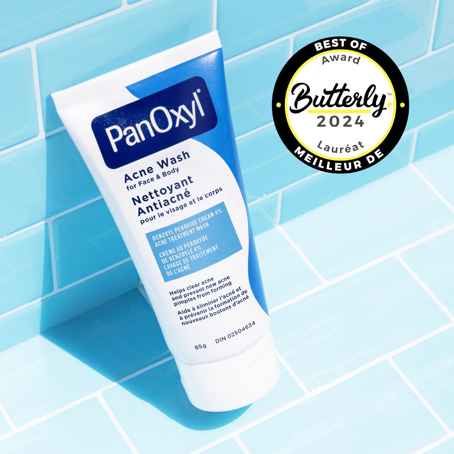 PanOxyl Acne Wash, 4% Benzoyl Peroxide, For Face & Body, 85g, Pack of 2 🍁 All In One Marketplace Canada
