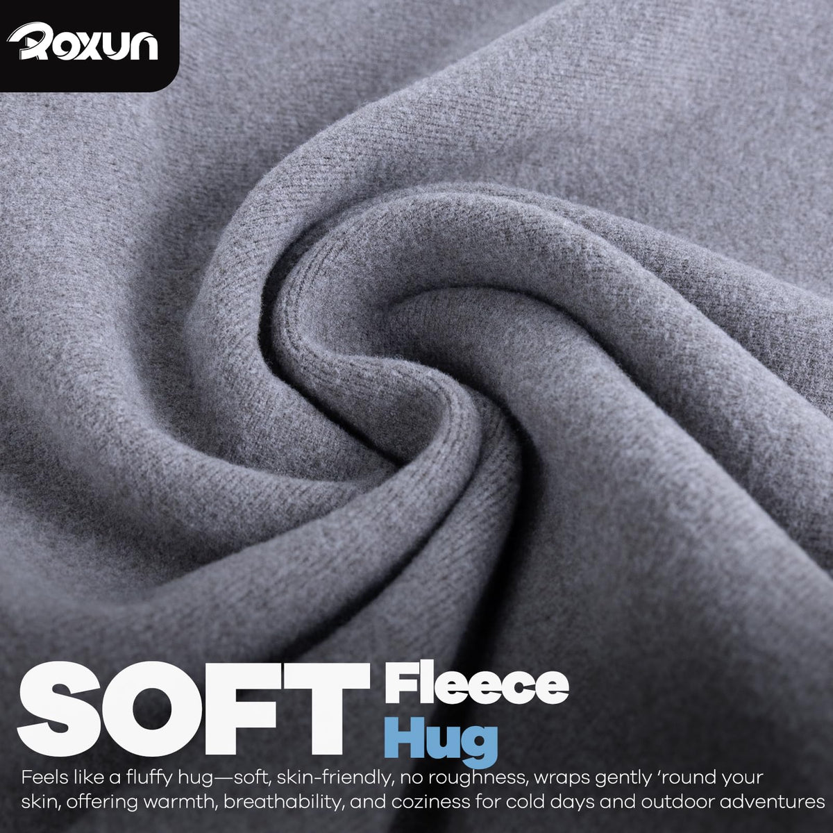 ROXUN Neck Gaiter, 2 Pack Winter Neck Warmer Fleece Cold Weather Face Mask 🍁 All In One Marketplace Canada