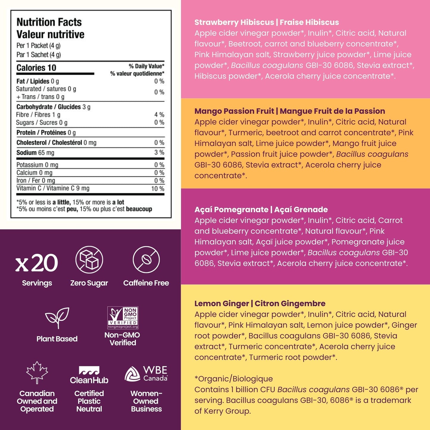Blume SuperBelly Gut Health & Hydration Drink Mix – 20 Packets, Sugar-Free, Probiotics & Electrolytes