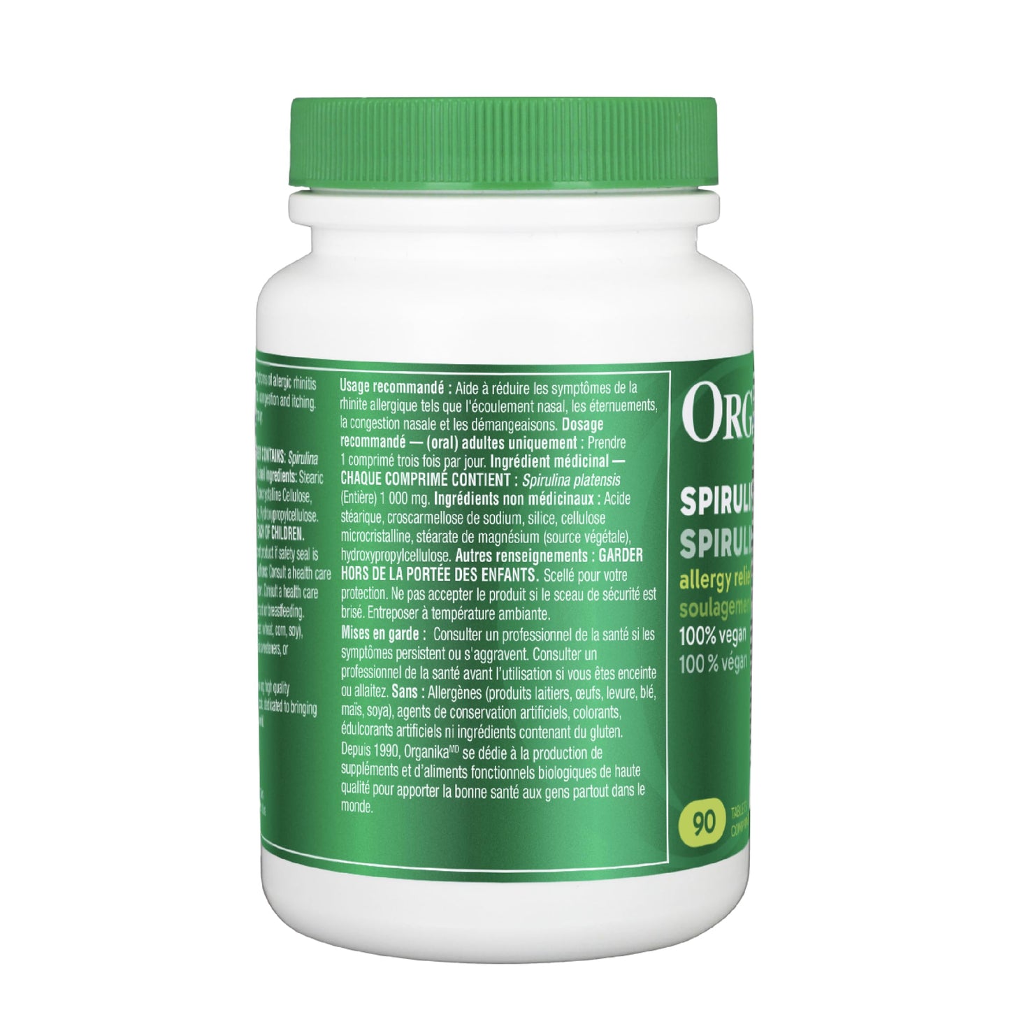 Organika Spirulina 90 Tabs Organika