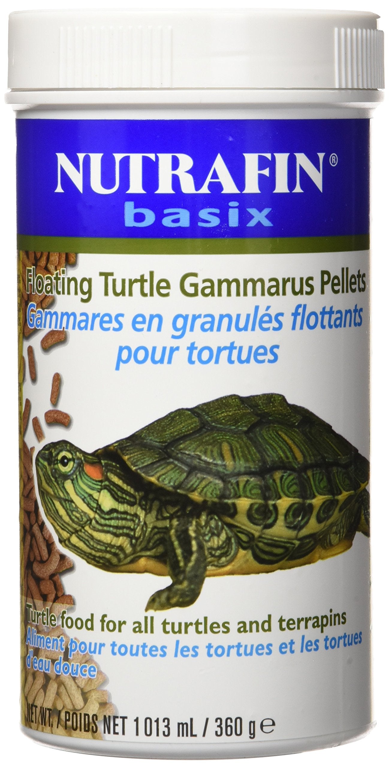 Nutrafin A7428 Basix Turtle Gammarus Pellet, 360g 12.6-Ounce Nutrafin