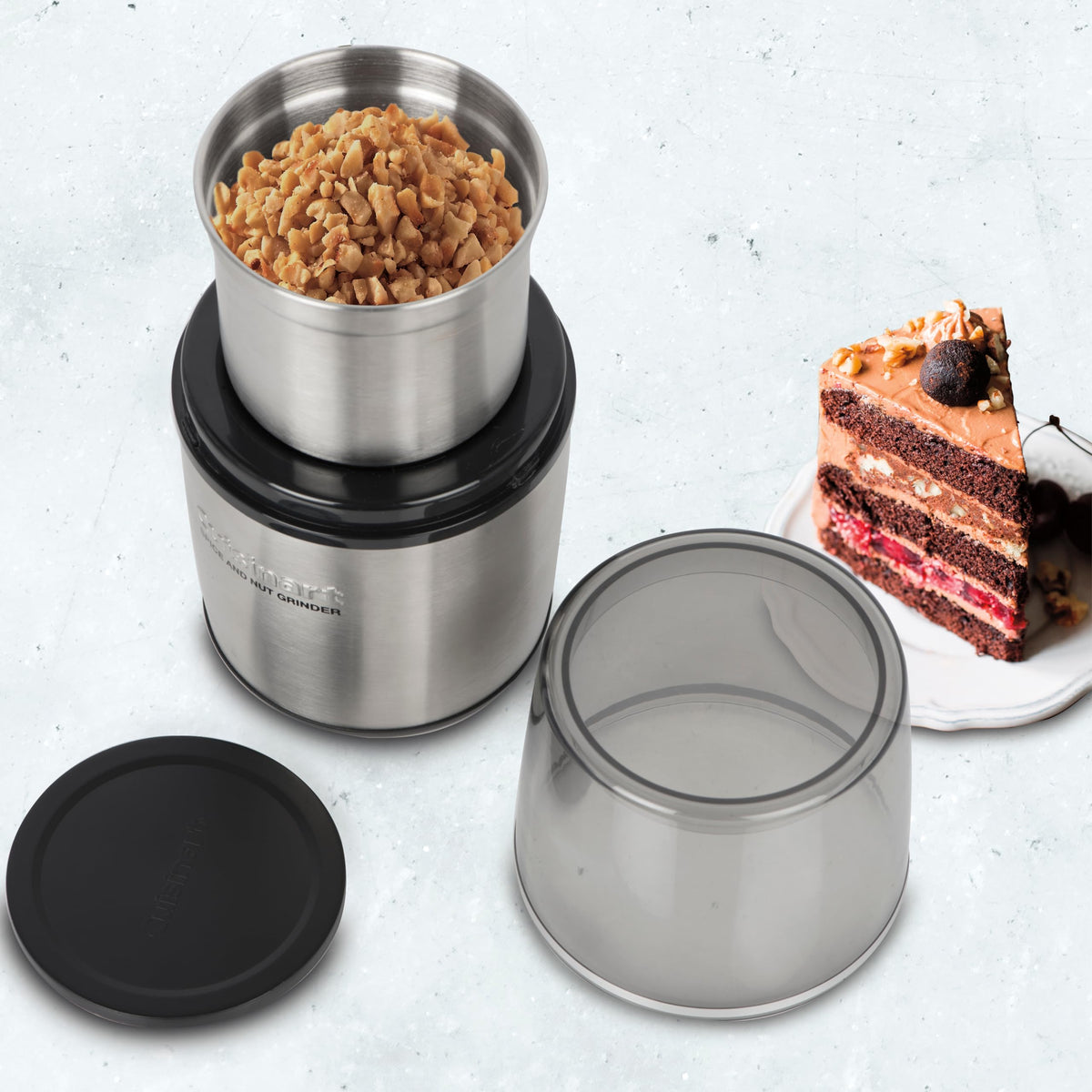 Cuisinart Electric Spice-and-Nut Grinder, Stainless/Black (SG-10C)