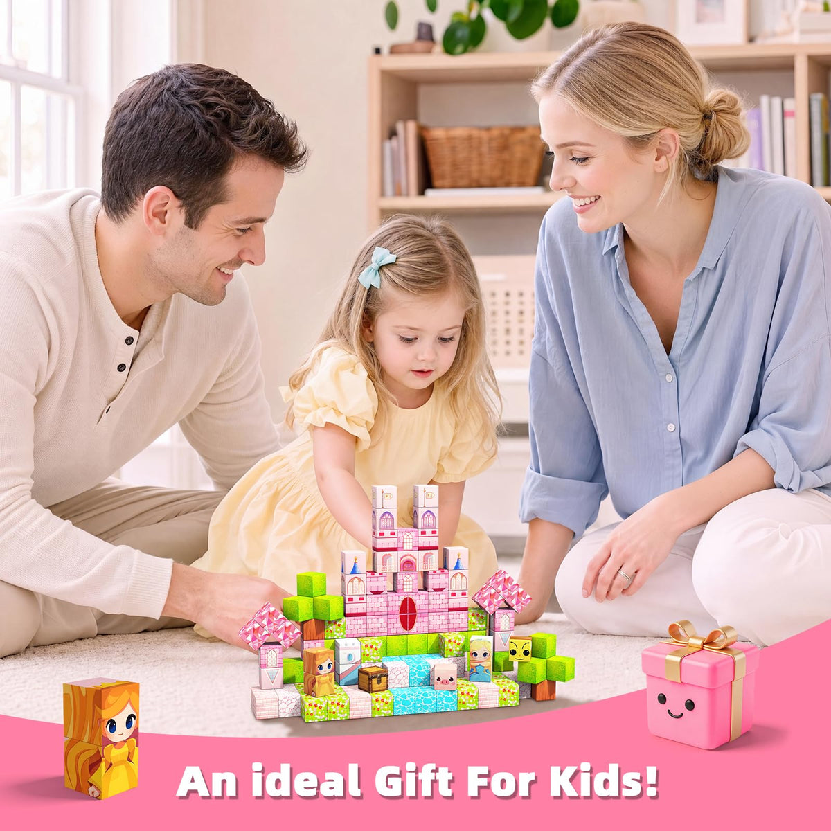 150PCS Magnetic Blocks, Toys Building Cubes Set Birthday Gifts for Girls 🍁 All In One Marketplace Canada