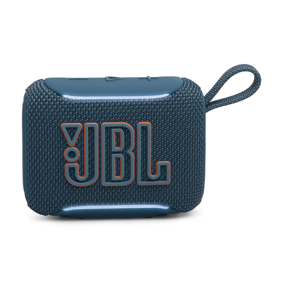 JBL Go 5 - Ultra-Portable Waterproof & Drop-Proof Speaker with JBL Legendary Sound & Ambient Edge Lighting, AirTouch Instant Stereo Pairing or Link Multiple Compatible Speakers via Auracast™ (Blue)