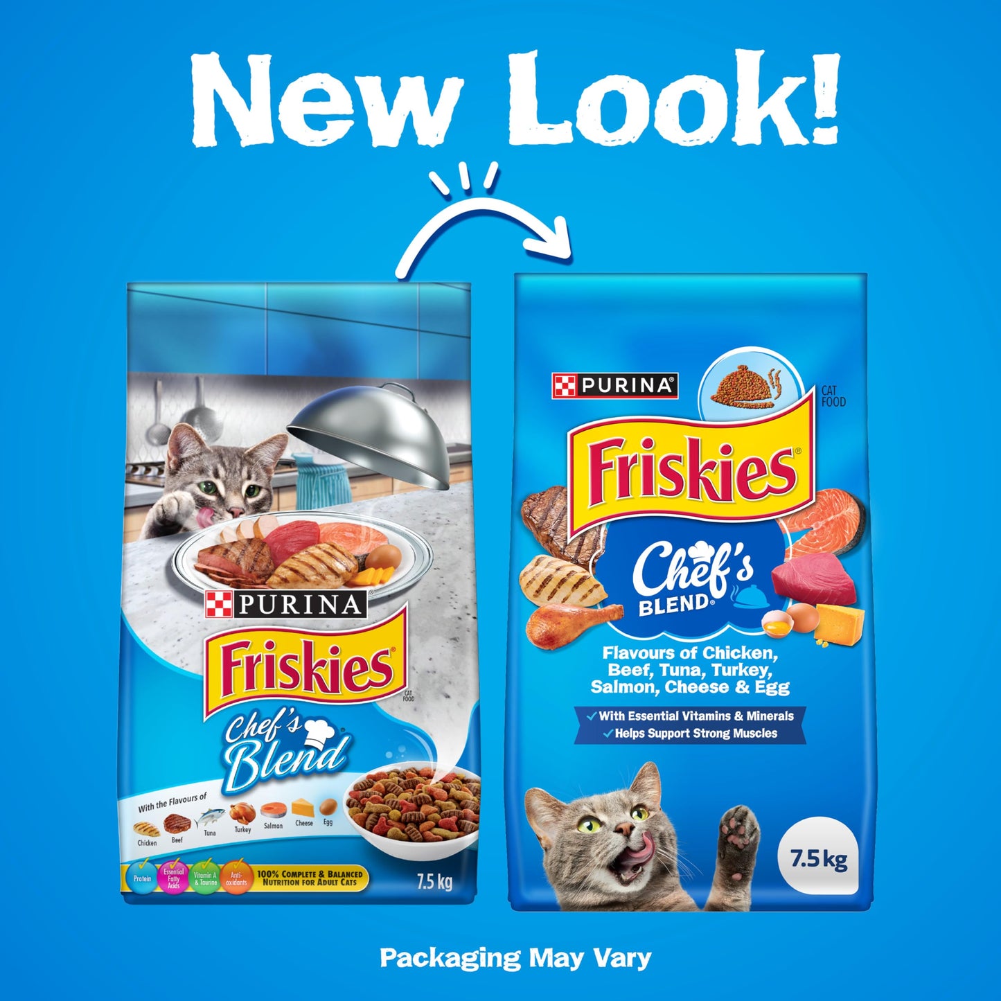 Friskies Chef's Blend Dry Cat Food - 7.5 kg Bag