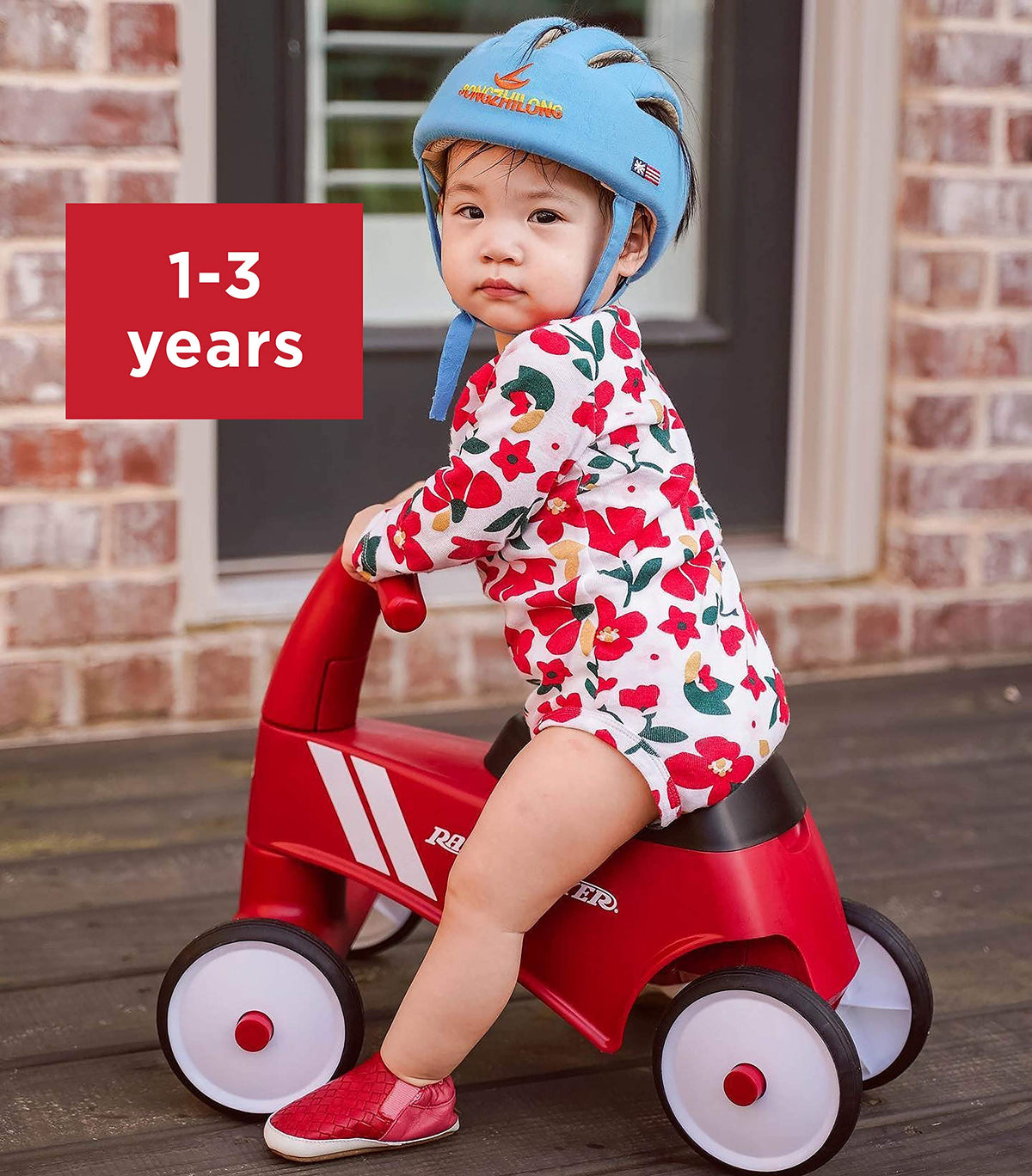 Radio Flyer Scoot About Sport, Toddler Ride On Toy, Ages 1-3 , Red