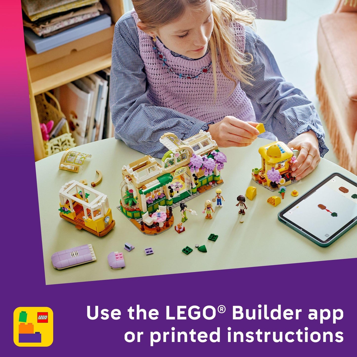 LEGO Friends Plant Café & Flower Shop Pretend Play Building Toy - Playset with 4 Minidolls and Cat Toy for Creative Storytelling - Birthday Gift Idea for Girls and Boys, Ages 9 and Up - 42671 🍁 All In One Marketplace Canada
