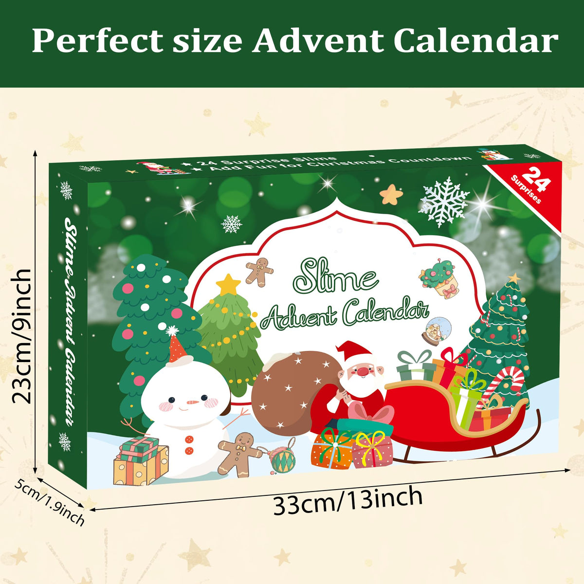 2026 Slime Advent Calendar, DIY Fluffy Slime Kit with 24 Surprise Gifts 🍁 All In One Marketplace Canada