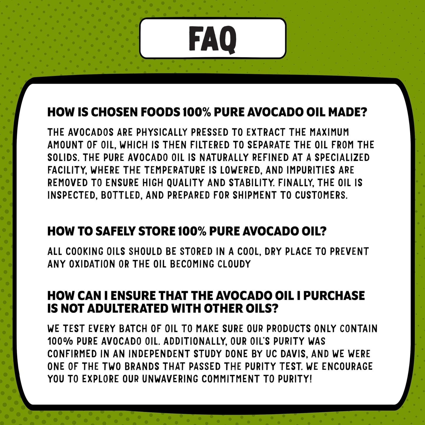Chosen Foods 100% Pure Avocado Oil 25.3 oz, Non-GMO, for High-Heat Cooking, Frying, Baking, Homemade Sauces, Dressings and Marinades, 750.0 ml (Pack of 1)