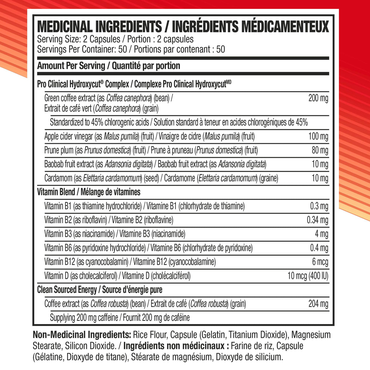 Hydroxycut Pro Clinical Weight Loss Supplements (100 Pills)