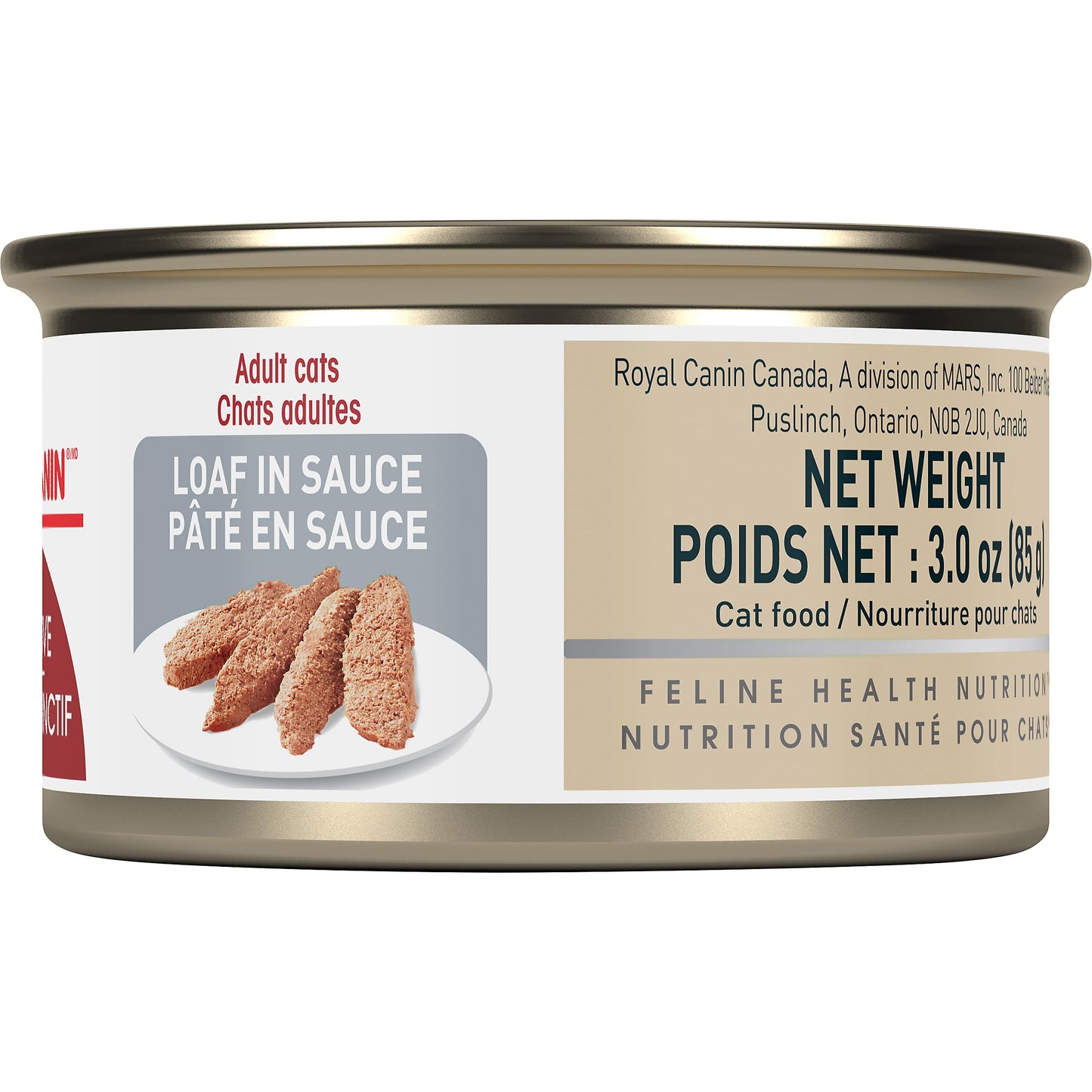 Royal Canin Feline Health Nutrition Adult Instinctive Loaf in Sauce Canned Cat Food, 3 oz can (24-Count) ROYAL CANIN