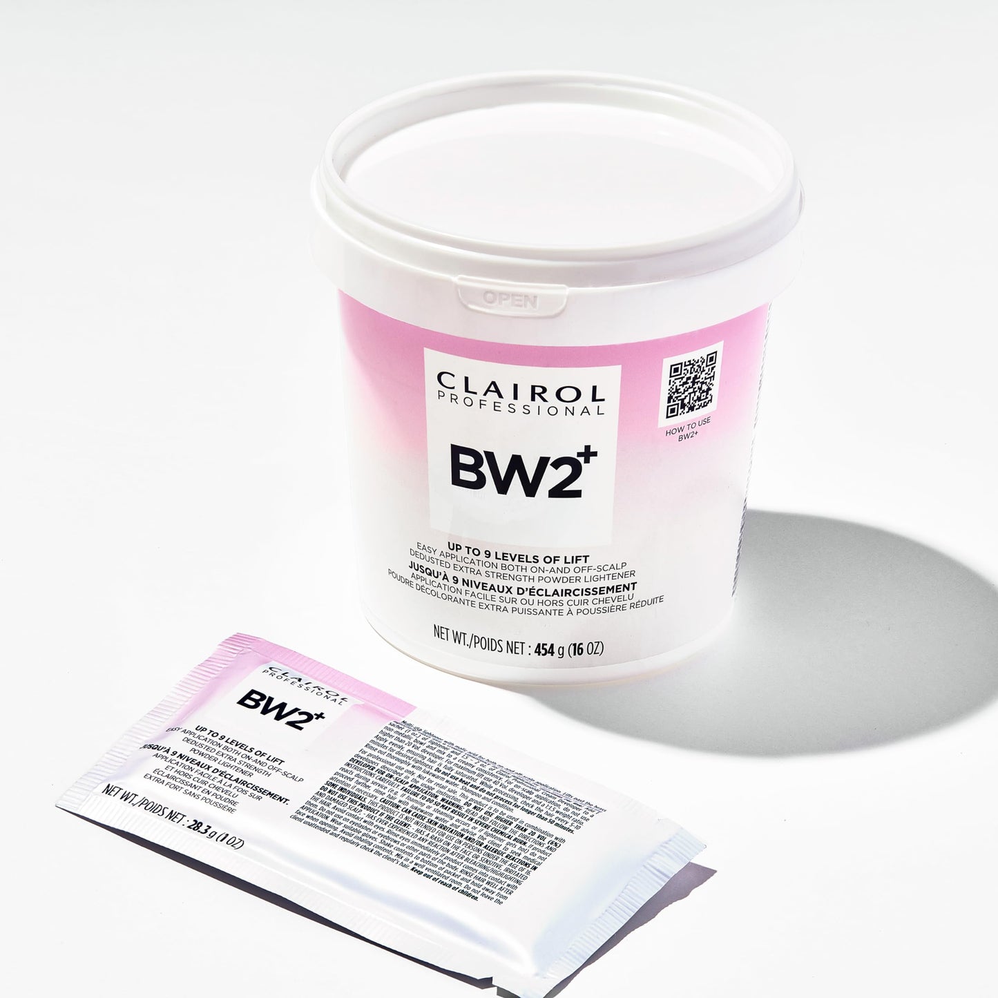 Clairol Professional BW2+ Dedusted Extra Strength Powder Lightener for Hair Highlights, 8 oz | 227 g Clairol Professional