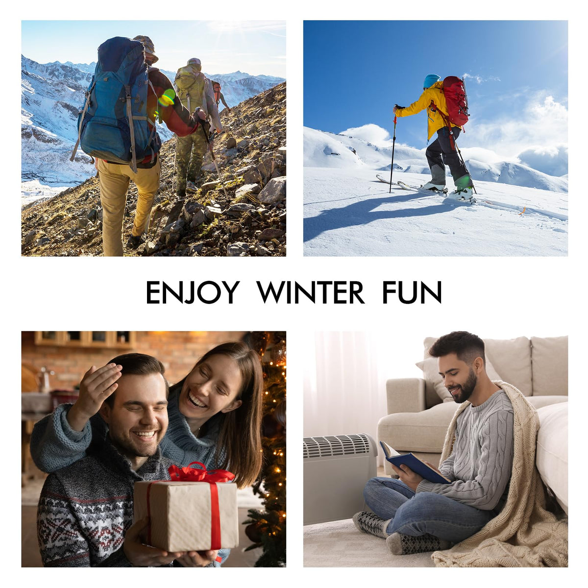 YUVFEHY 5 Pairs Merino Wool Socks for Men Extra Thick for Winter Hiking 🍁 All In One Marketplace Canada