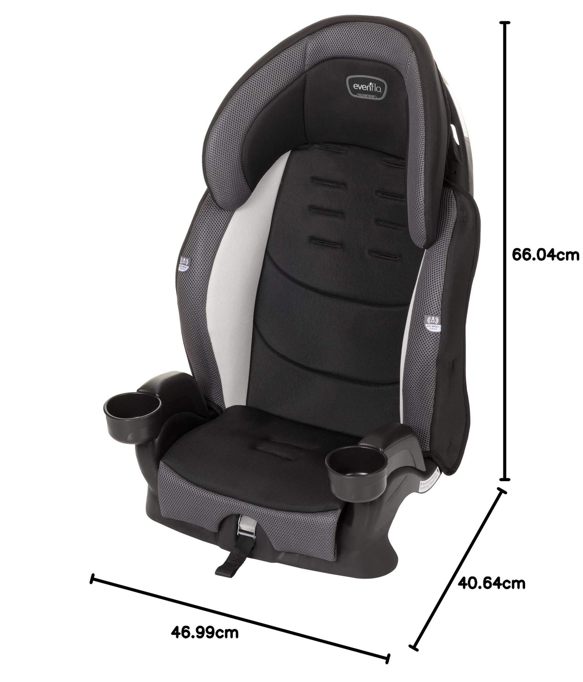 Evenflo 30712344C Chase Plus 2-In-1 Booster Car Seat (Huron)