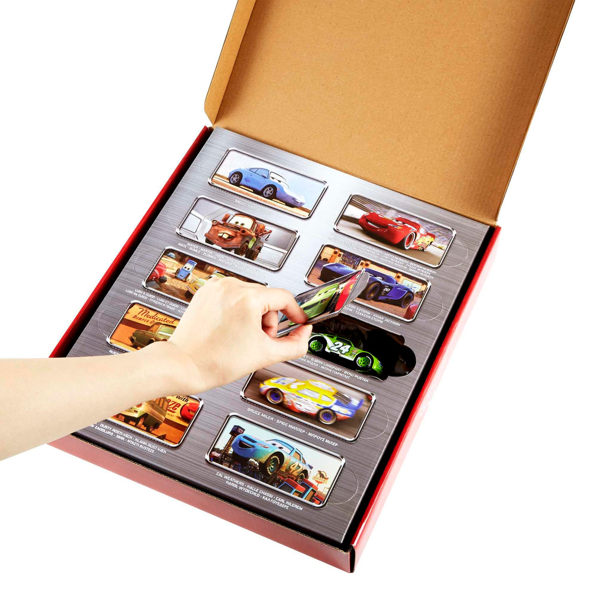 Mattel Disney Pixar Cars Die-Cast Mini Racers 10-Pack Vehicles, Miniature Racecar Toys For Racing, Small, Portable, Collectible Automobile Toys Based on Cars Movies, For Kids Age 3 and Up