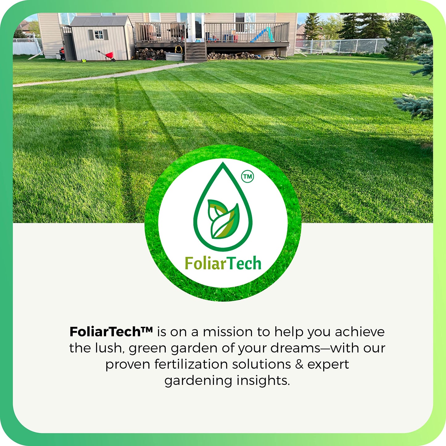 Humic Acid Organic Lawn Fertlizer - Fulvic Humic Mineral Blend for Trees, Shrubs, Ornamentals, Vegetables & Crops - Enhancer & Garden Soil Conditioner by FoliarTech, 4L - Available at All In One Marketplace Canada