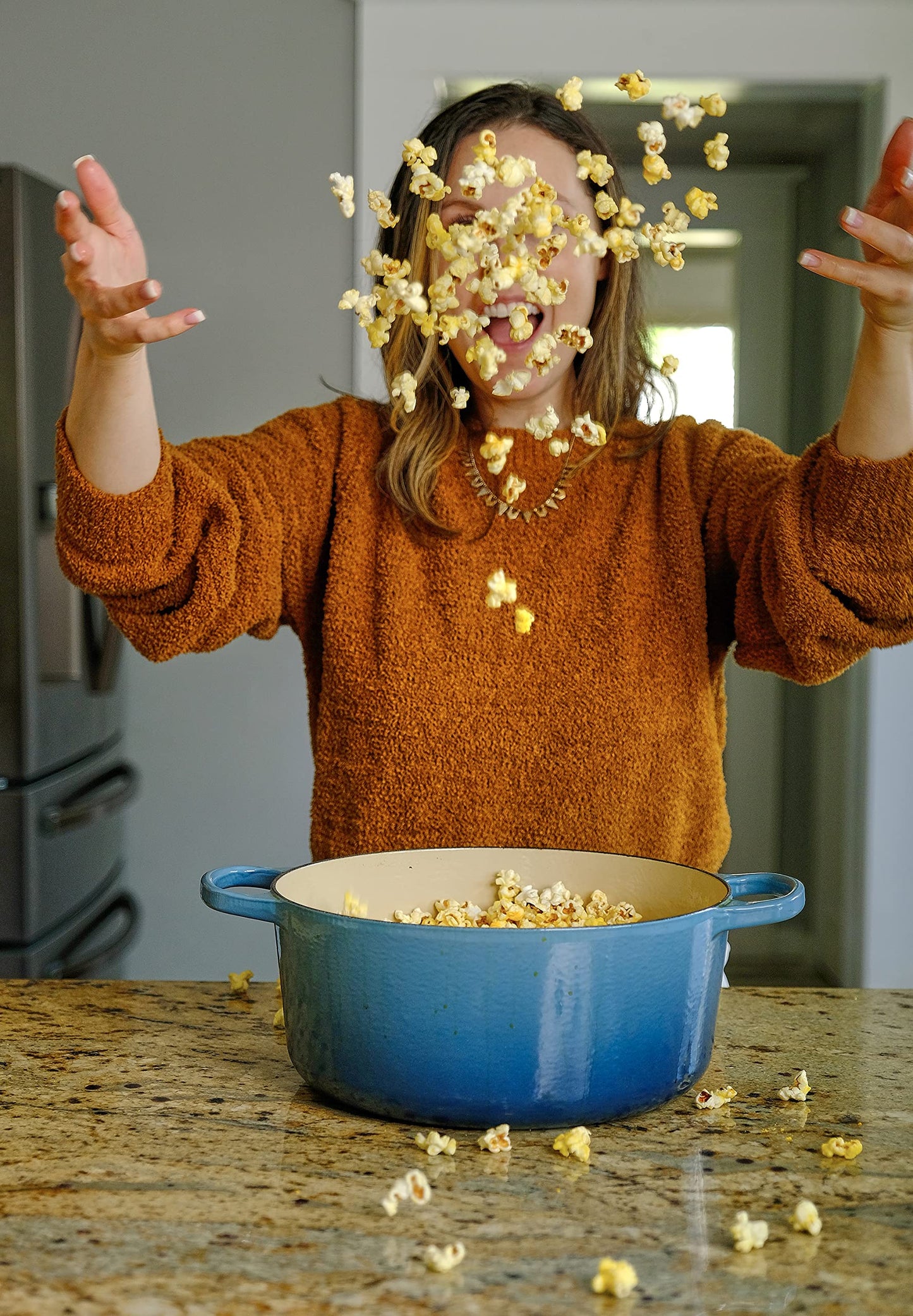 Amish Country Popcorn Medium Yellow Kernels | 6 lb Bag | Non-GMO, Gluten-Free & Nut-Free