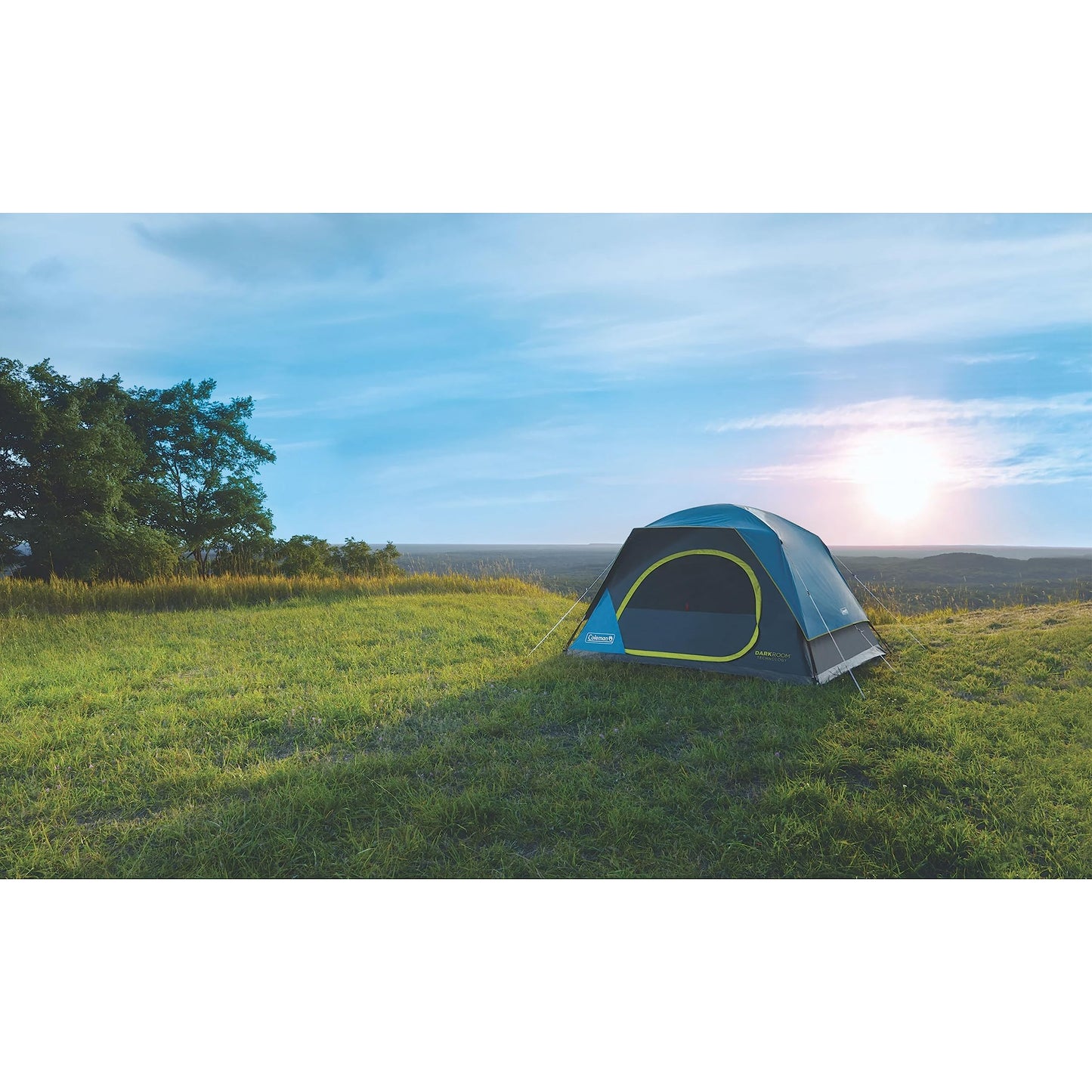 Coleman Skydome 4-Person Dark Room Camping Tent Coleman
