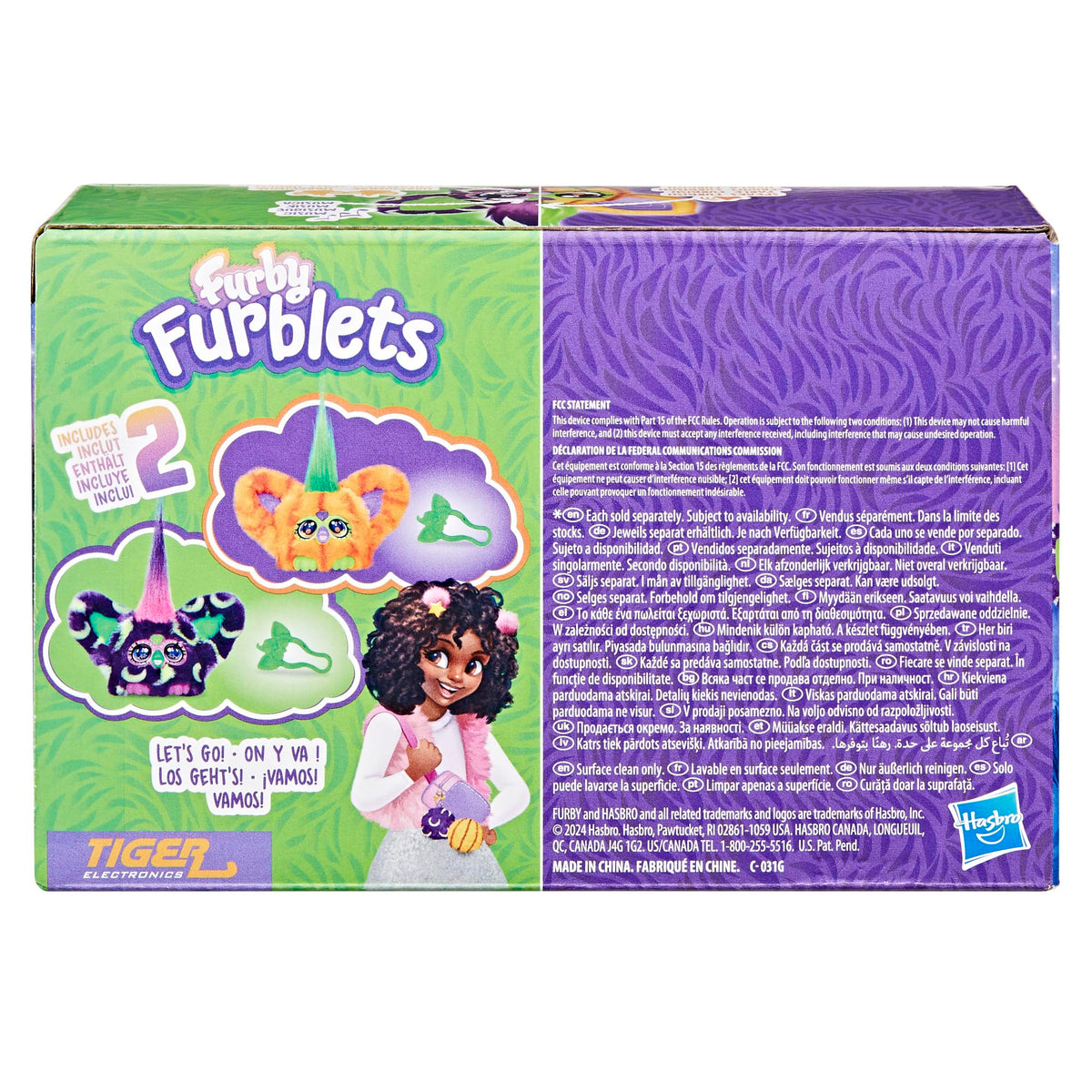 Furby Furblets 2 Pack of Fall Edition Mini Friends Trick-Ee & Boo-Kin, Electronic Halloween Plush Toys for Girls & Boys 6+, Multicolor (Amazon Exclusive)
