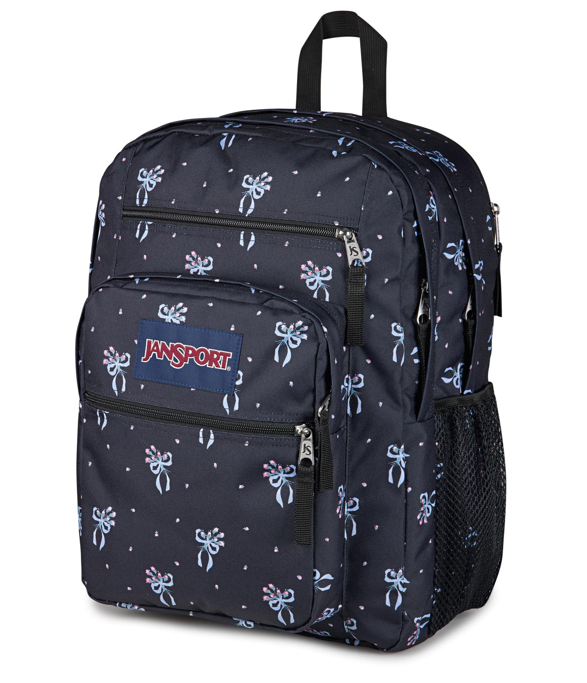 JanSport 34L Big Backpack - 15 Inch Laptop Sleeve, Pastel Petals Black