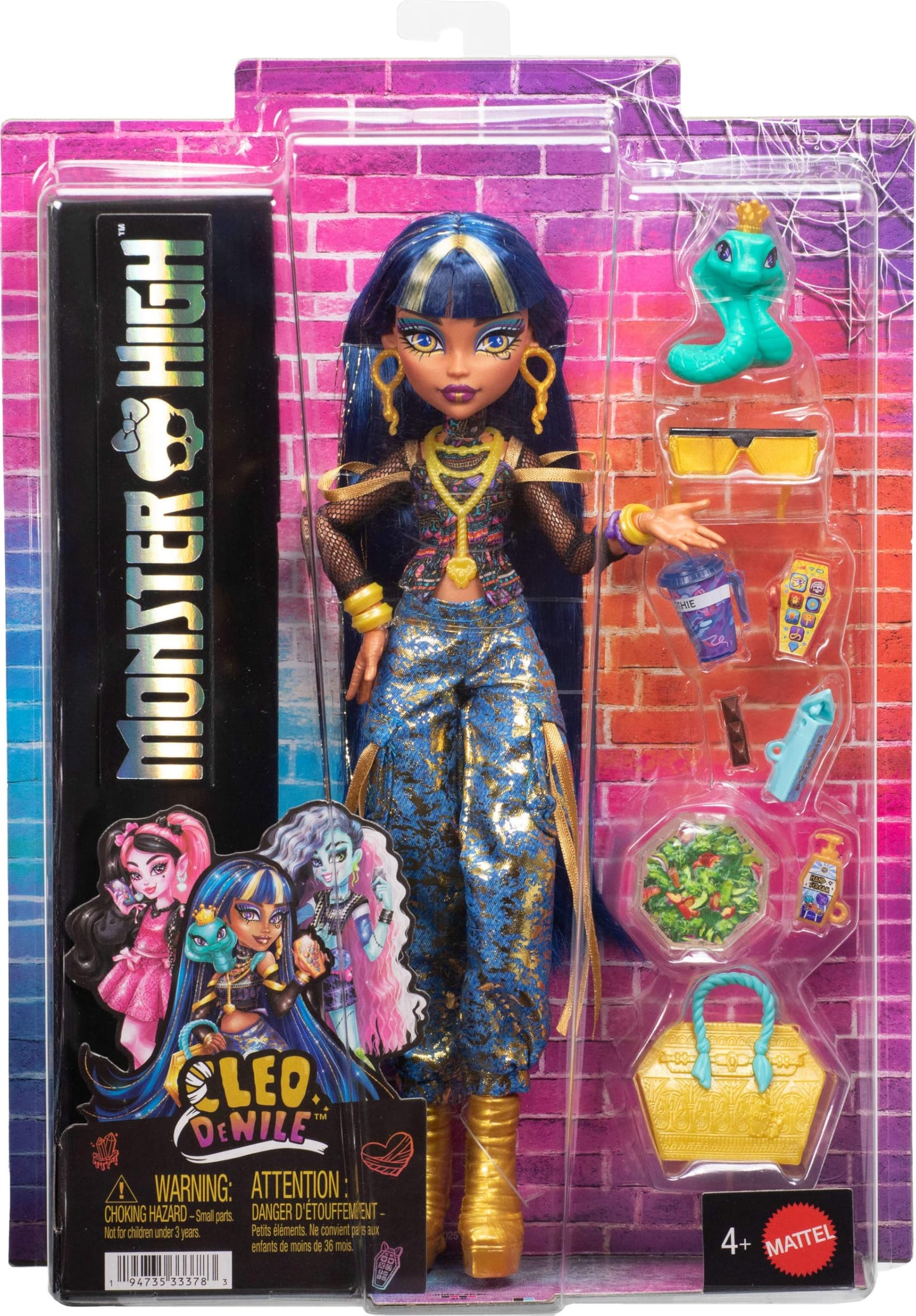 Monster High Cleo De Nile Doll with Pet Cobra π All In One Marketplace Canada